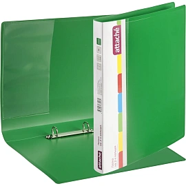 Папка на 2-х кольцах Attache 32 мм зеленая до 200 листов