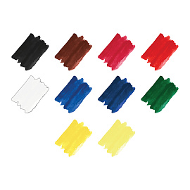 Краски акварельные медовые Гамма Классическая 10 цветов