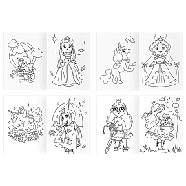 Суперраскраска на склейке А4, 40 стр., ТРИ СОВЫ "Принцесса и ее друзья