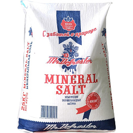Реагент противогололедный Агент Реагент Mineral salt мешок 25 кг до -15°С