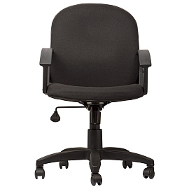 Кресло VT_CH681 низкая спинка, ткань черная фото Кресло VT_CH681 низкая спинка, ткань черная