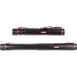 Тубус телескопический Стамм ПТ-11 63-110 см, диаметр 9 см, для формата А1, черный, с ремнем