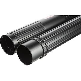 Тубус телескопический Стамм ПТ-11 63-110 см, диаметр 9 см, для формата А1, черный, с ремнем