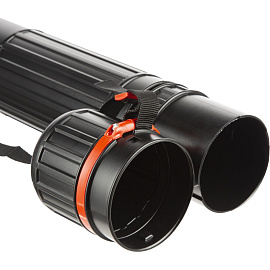 Тубус телескопический Стамм ПТ-11 63-110 см, диаметр 9 см, для формата А1, черный, с ремнем