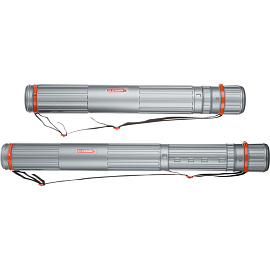 Тубус телескопический Стамм ПТ-12 63-110 см, диаметр 9 см, для формата А1, серый, с ремнем