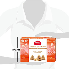 Конфеты Родные Просторы с арахисом и вафельной крошкой 125 г фото Конфеты Родные Просторы с арахисом и вафельной крошкой 125 г