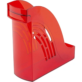 Лоток вертикальный для бумаг 95 мм Attache Яркий Офис пластиковый красный