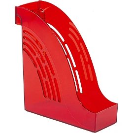 Лоток вертикальный для бумаг 95 мм Attache Яркий Офис пластиковый красный