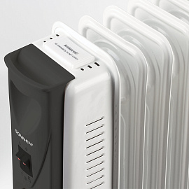 Обогреватель масляный SONNEN DFS-07, 1500 Вт, 7 секций, белый, 453498