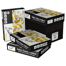 Бумага офисная Ballet Brilliant А4 82 г/кв.м марка A 165 CIE (500 листов) фото Бумага офисная Ballet Brilliant А4 82 г/кв.м марка A 165 CIE (500 листов)