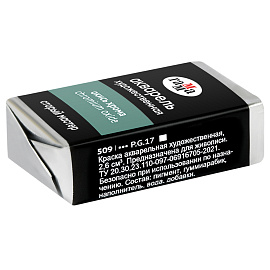 Акварель художественная Гамма "Старый Мастер" окись хрома, 2,6мл, кювета