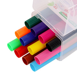 Фломастеры в суперкейсе утолщенные 12 цветов, вентилируемый колпачок, BRAUBERG KIDS, 152187 фото Фломастеры в суперкейсе утолщенные 12 цветов, вентилируемый колпачок, BRAUBERG KIDS, 152187