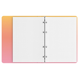 Тетрадь на кольцах А5, 120л., BG "Life is", картон, матовая ламинация