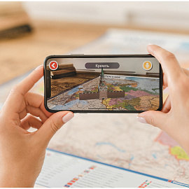 Настенная карта России политико-административная 1:8 500 000 Globen КН034