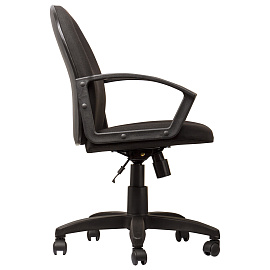 Кресло VT_CH681 низкая спинка, ткань черная фото Кресло VT_CH681 низкая спинка, ткань черная