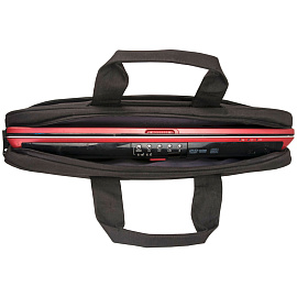 Сумка для ноутбука 17,3" Continent CC-018 BK полиэстер, нейлон, черный, 440*310*60мм