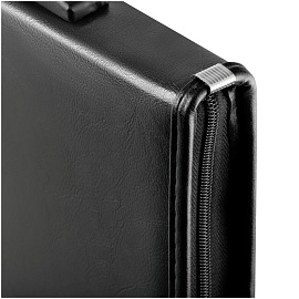 Папка деловая OfficeSpace Dublin из искуственной кожи черного цвета (ПА_КЗ_671)