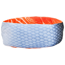 Игрушка мягкая "СТЕЙК ЛОСОСЯ", ткань вельбоа, 32х22 см, WOOZOO (ВУЗУ), 666981