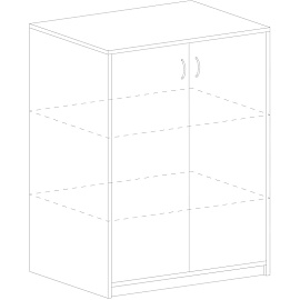 Шкаф для документов Imago (белый, 770х365х1200 мм)