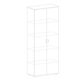 Шкаф для документов Imago СТ-1.9 (белый, 770х365х1975 мм)