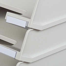 Лоток горизонтальный для бумаг Han пластиковый бежевый