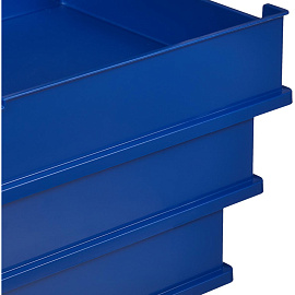 Лоток горизонтальный для бумаг Han пластиковый синий