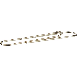 Скрепки канцелярские 50 мм Kores металлические никелированные (100 штук в упаковке)