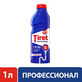 Средство для прочистки труб Tiret гель 1 л
