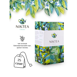 Чай зеленый Niktea Milk Oolong 25 пакетиков