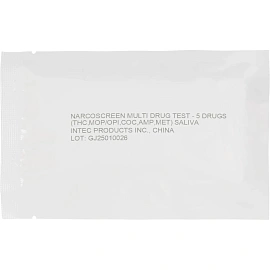 Тест на наркотики Narcoscreen 5 видов в слюне