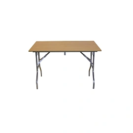 Стол обеденный Дельта складной (бук/металлик 1200х800х750 мм) бук/металлик