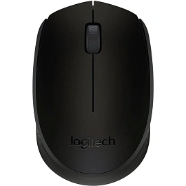 Мышь беспроводная Logitech B170 черная (910-004798)