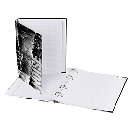 Тетрадь на кольцах А5, 120л., BG "Noise", глянцевая ламинация