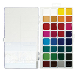 Краски акварельные Гамма Классическая медовые 32 цвета