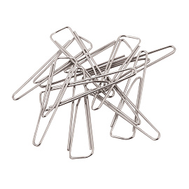 Скрепки большие 50 мм, ОФИСМАГ, никелированные, треугольные, 50 шт., в картонной коробке, 222093 фото Скрепки большие 50 мм, ОФИСМАГ, никелированные, треугольные, 50 шт., в картонной коробке, 222093