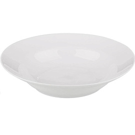 Тарелка суповая Добрушский фарфоровый завод Идиллия фарфор 20 см белая