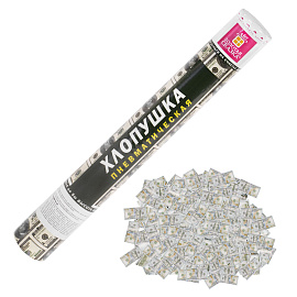 Хлопушка пневматическая 40 см "DOLLARS", бумага, наполнитель "доллары", ЗОЛОТАЯ СКАЗКА, 592463 фото Хлопушка пневматическая 40 см "DOLLARS", бумага, наполнитель "доллары", ЗОЛОТАЯ СКАЗКА, 592463