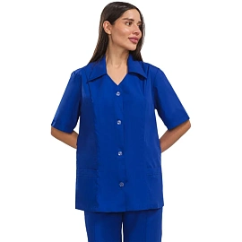 Костюм для горничных и уборщиц у12-КБР васильковый (размер 48-50, рост 170-176)