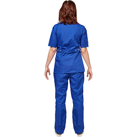 Костюм для горничных и уборщиц у12-КБР васильковый (размер 52-54, рост 170-176)