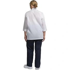 Куртка поварская у14-КУ белая рукав 3/4 (размер 52-54, рост 170-176)