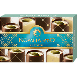 Конфеты шоколадные Комильфо с фисташкой 116 г