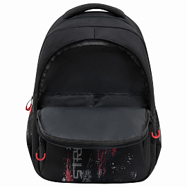 Рюкзак BRAUBERG CONCEPT универсальный, 2 отделения, светоотражающий принт, "Stranger", 45х30х18 см, 272581