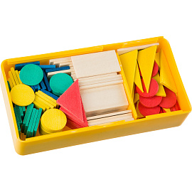 Касса цифр и фигур Можга Учись считать (деревянная, 128 штук)