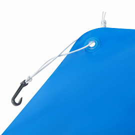 Фартук защитный Ларипол 90x115 см полиуретановый синий 0.15 мм