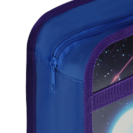 Папка с ручками А4 ArtSpace "Star divers", пластик, на молнии, 75мм