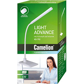 Светильник настольный Camelion KD-792 C01 белый
