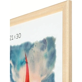 Рамка Зебра А4 21x30 см деревянный багет 13 мм натуральное дерево