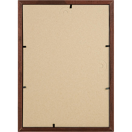 Рамка Зебра А4 21x30 см деревянный багет 16 мм коричневая