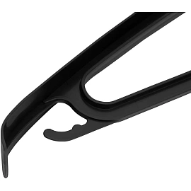 Вешалка-плечики пластиковая для верхней одежды черная (размер 52-54)