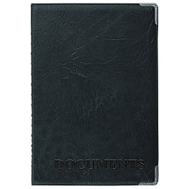 Обложка для автодокументов, 128х92 мм, ПВХ под кожу, конгревное тиснение, цвет ассорти, А5-12